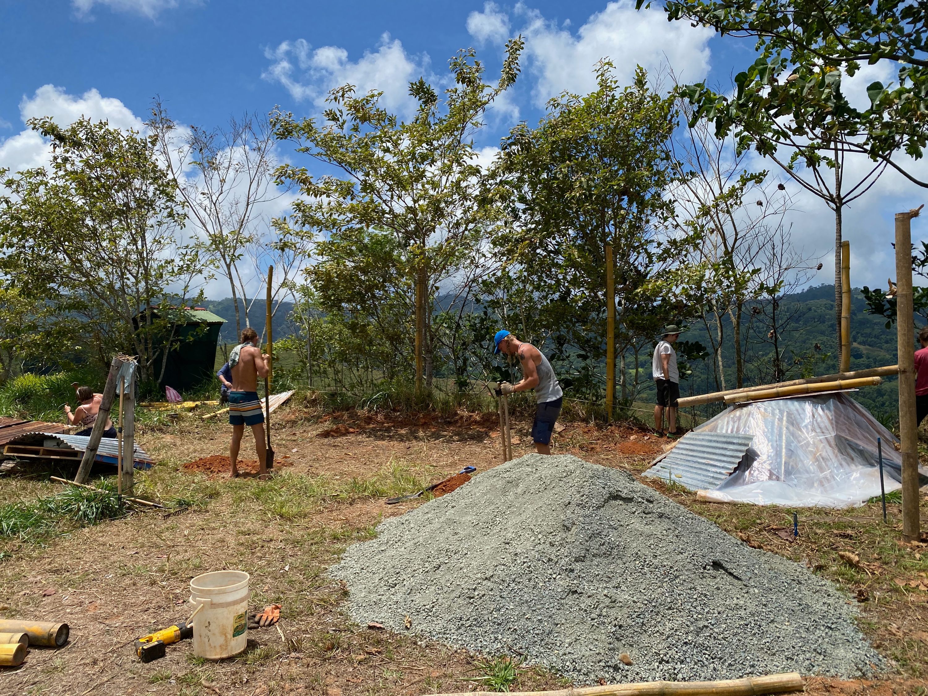 Coliazul Building The First Bamboo Structure