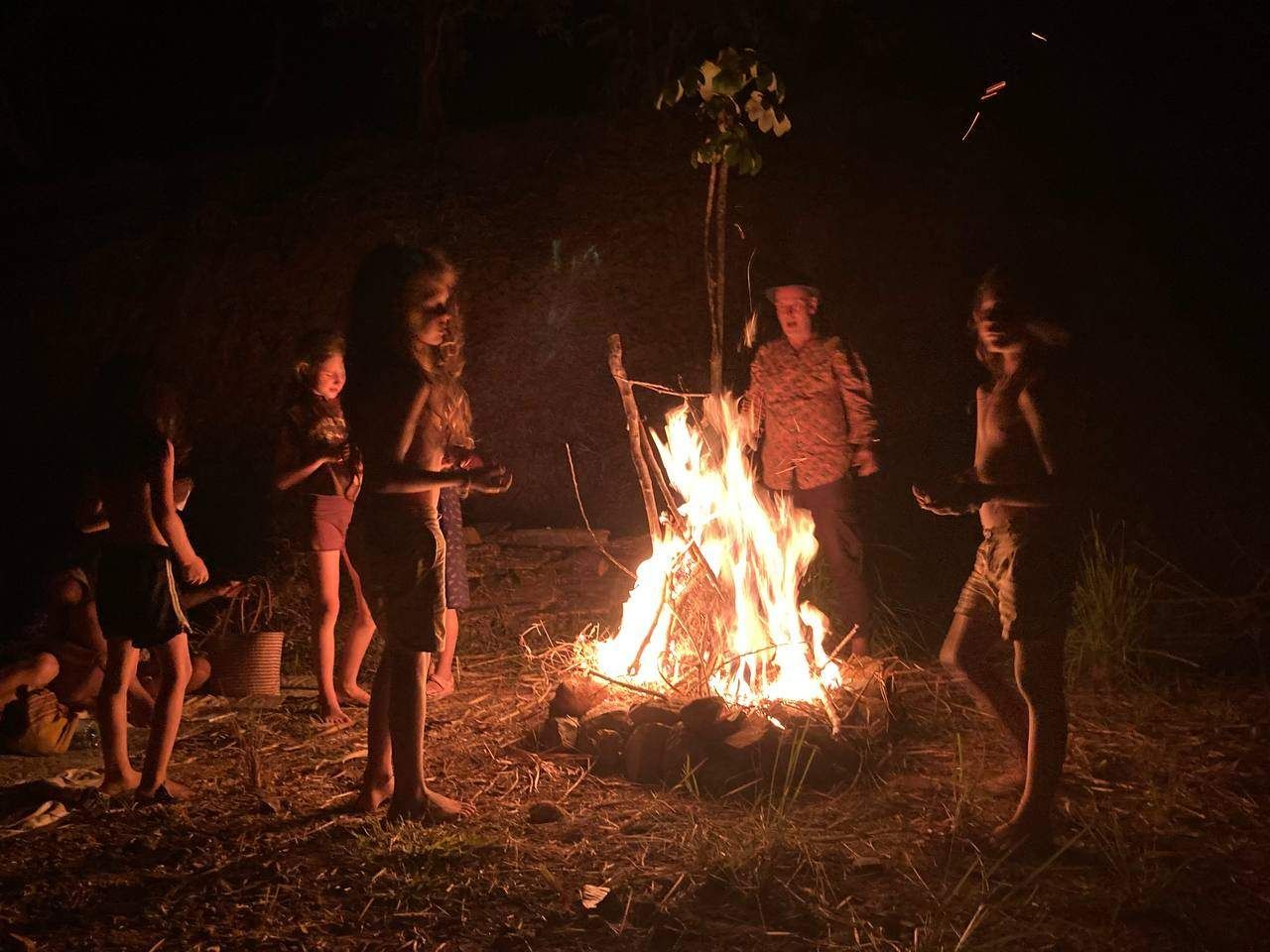 Coliazul Fire Ceremony For Inauguration 
